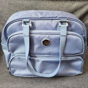 Joy Mangano Baby Blue 15" x 8" x 11" First Class Tuff-Tech Luggage Tote